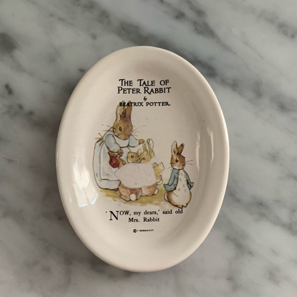 Peter Rabbit Ceramic Dish - White - Picture 1 of 3